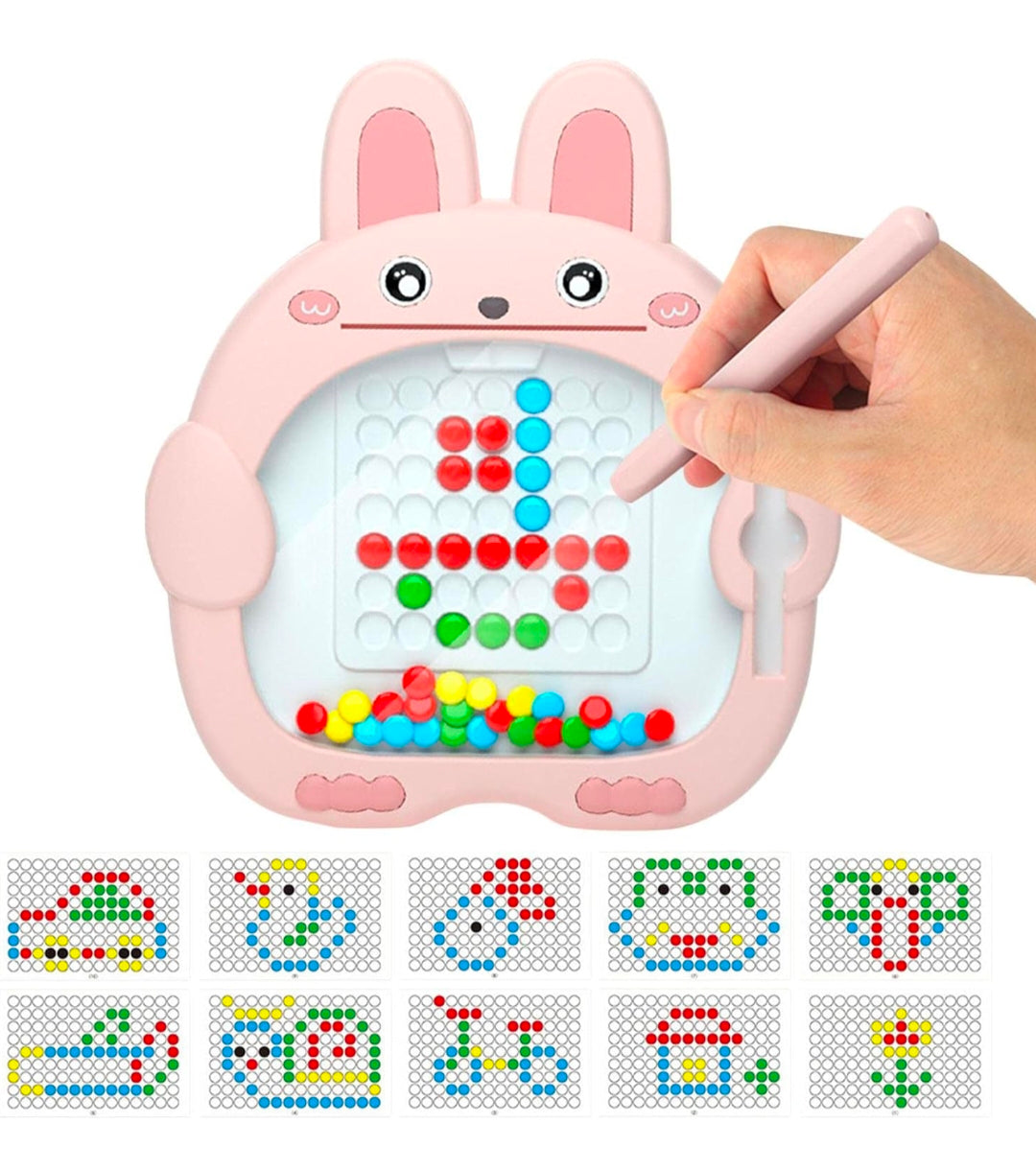 Tablet magnetica Montessori para niños diseño Conejo