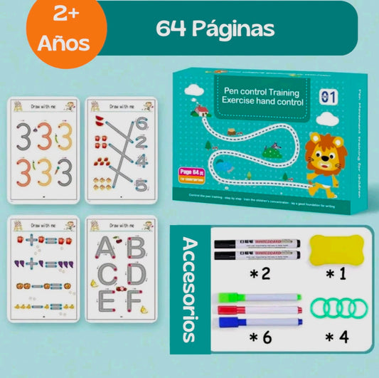 Libro Trazos Magicos Montessori